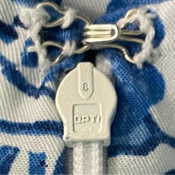 NWT ANN TAYLOR LOFT FAUX WRAP VIBRANT BLUE & WHITE SKIRT - Picture 13 of 16